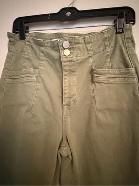 Altar'd State Olive Green High-Rise Utility Pants